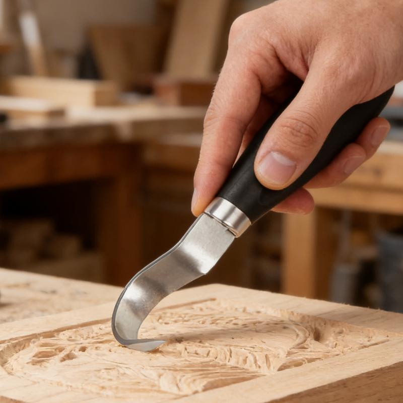 Wood Chisel Set - 인체공학적 나무 손잡이와 스테인리스 스틸 칼날이