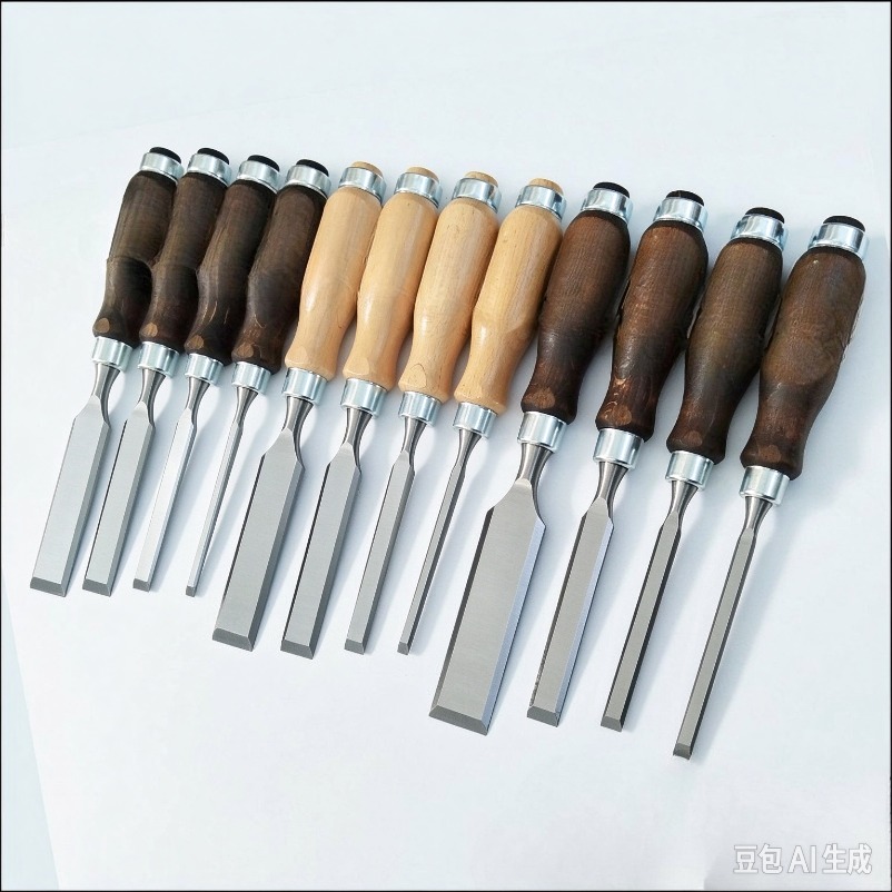 Wood Chisel Set - 목공용 끌 세트, 견고한 내구성을 갖춘