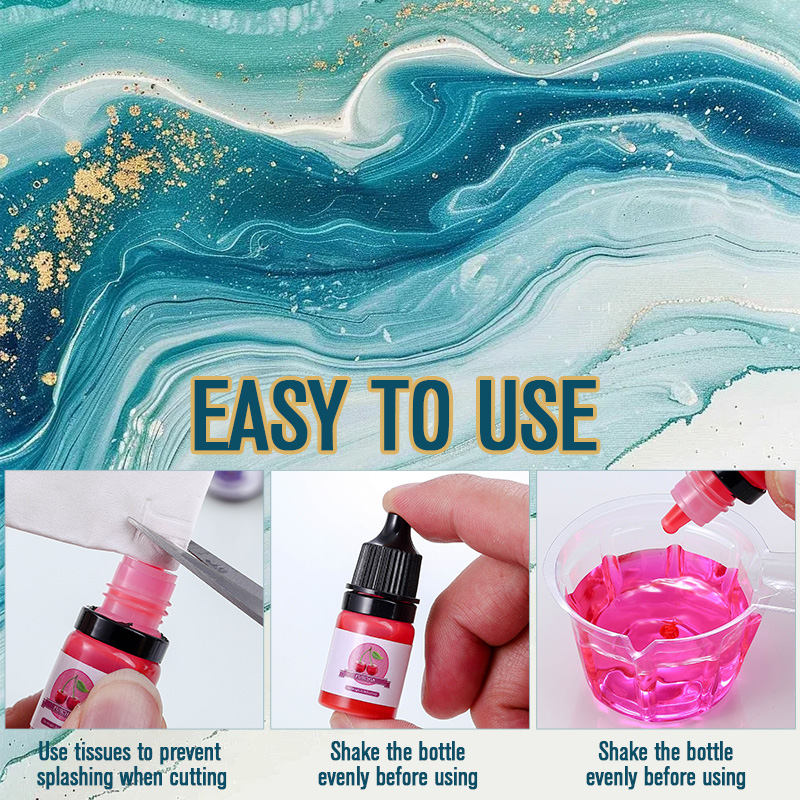 에폭시 수지 색소 24가지 생생한 색상 액체 에폭시 색 - Woodworking Resin 리뷰 및 가격