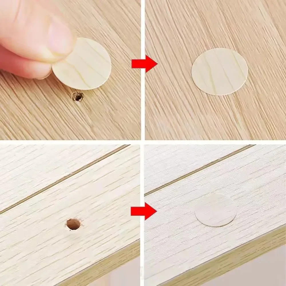 54개/세트, 접착식 나무 나사 덮개 스티커, 가구 구 - Woodworking Glue 리뷰 및 가격