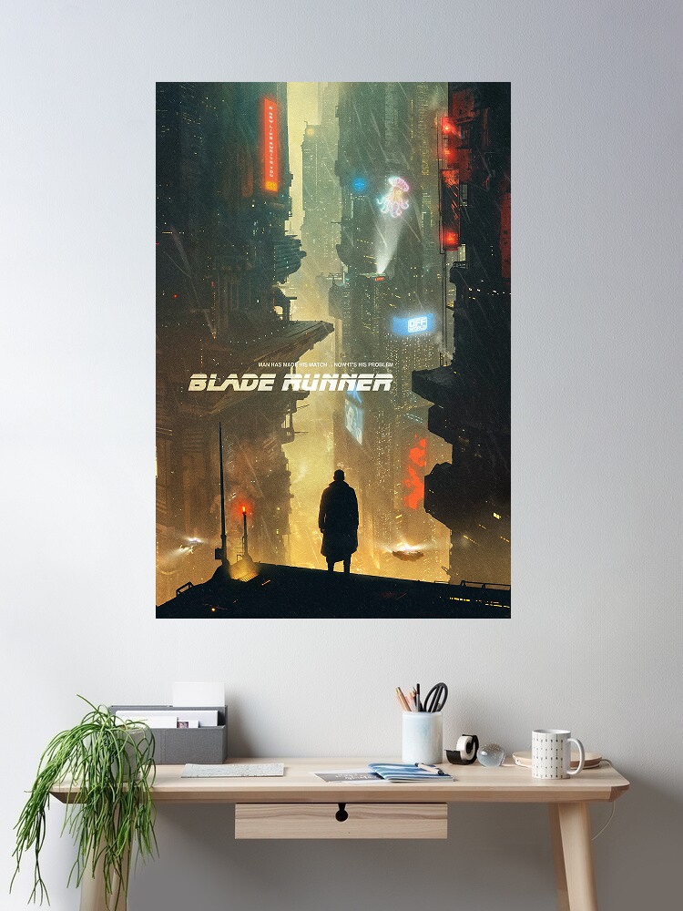 블레이드 러너 영화 아트 프린트 캔버스 포스터, 거실  - Drawknife Blade 리뷰 및 가격