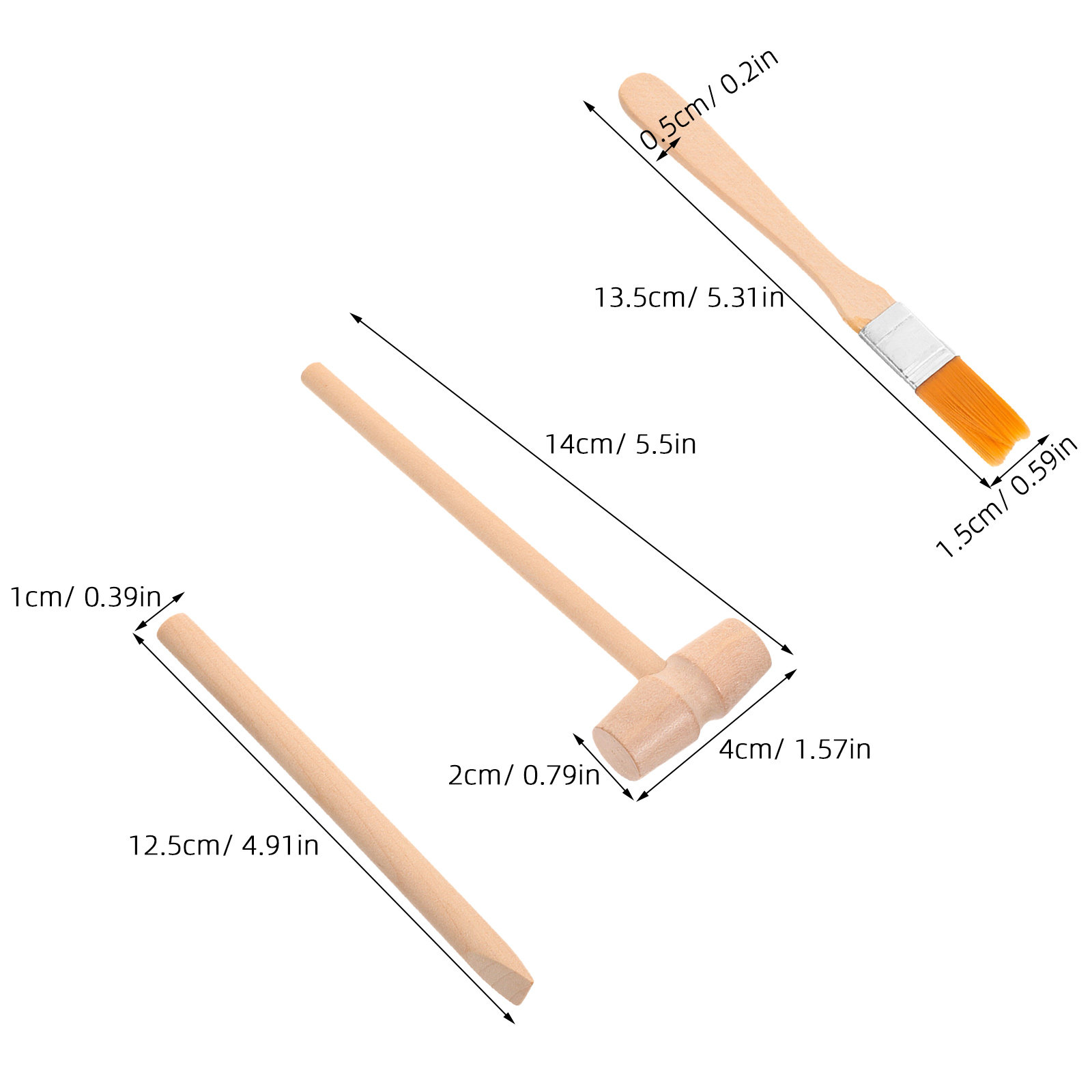 어린이용 발굴 도구 세트 – 나무로 만든 망치, 끌,  - Wood Chisel Set 리뷰 및 가격