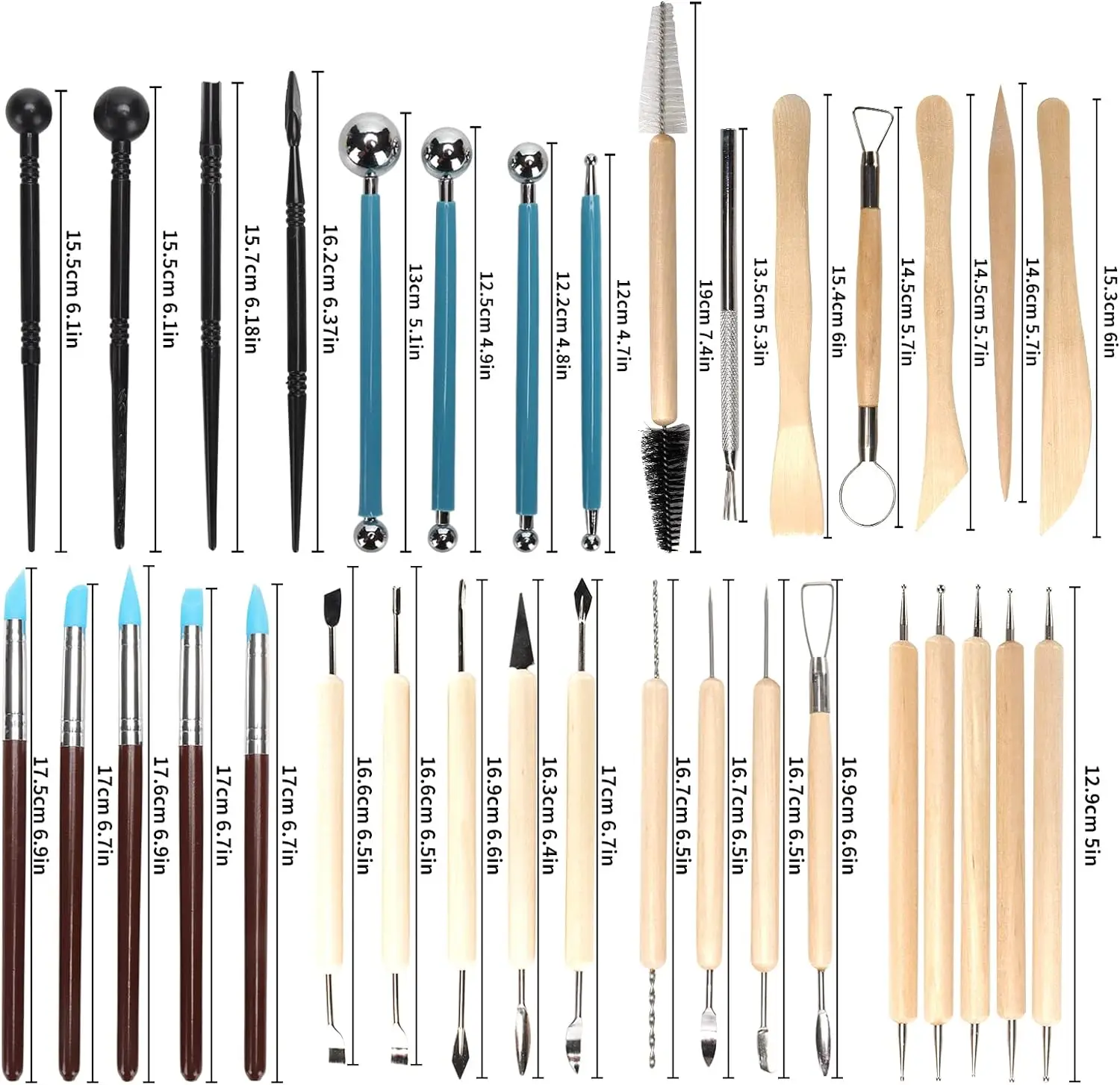 8-61PCS 도자기 도구 세트 - 미술 공예 및 모델 - Wood Chisel Set 리뷰 및 가격